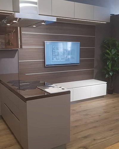 Кухня п-образная Квадро