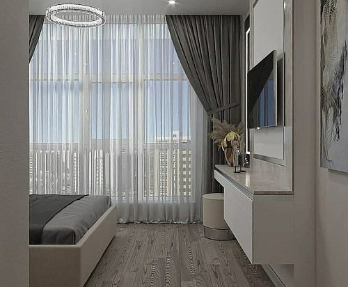 Спальня для двоих с подсветкой