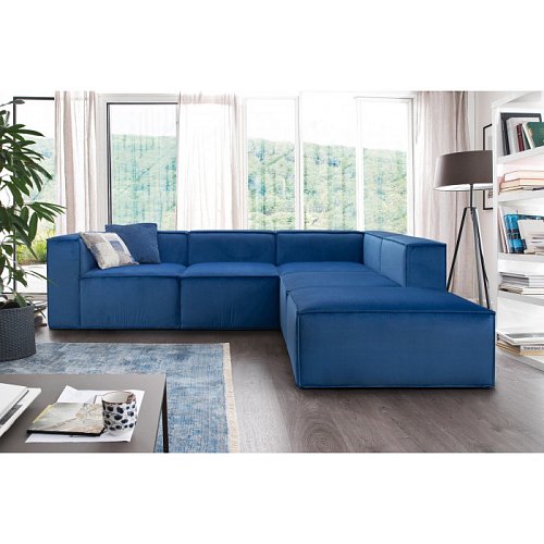 Модульный диван Тавола угловой с пуфом