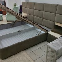 Спальня с мягким изголовьем