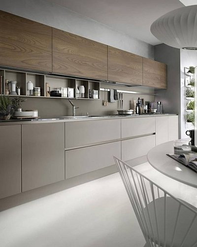 Кухня п-образная Квадро