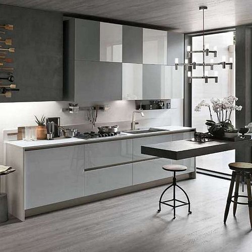 Кухня линейная Фолк