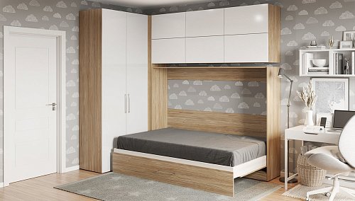 Шкаф-кровать горизонтальная   35