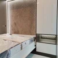 Шкаф-кровать трансформер вертикальная современная 1