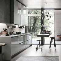 Кухня линейная Фолк