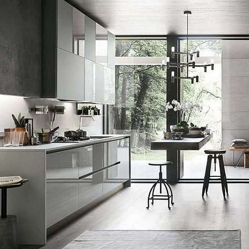 Кухня линейная Фолк