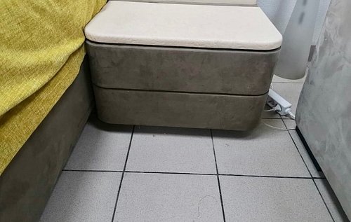 Спальня с мягким изголовьем