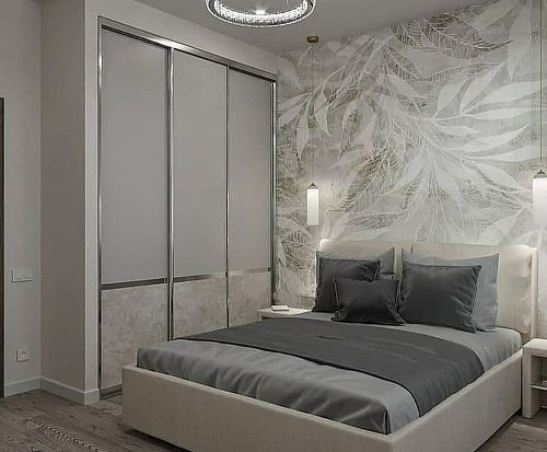 Спальня для двоих с подсветкой