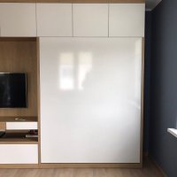 Шкаф кровать глянцевый фасад 14