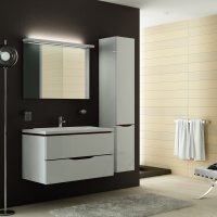 Мебель для ванной со встроенной подсветкой