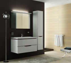 Мебель для ванной со встроенной подсветкой