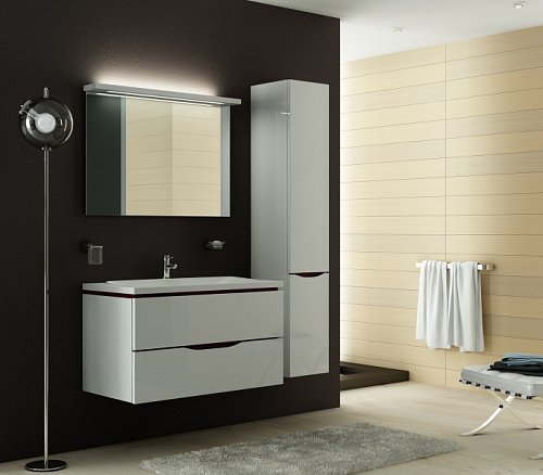 Мебель для ванной со встроенной подсветкой