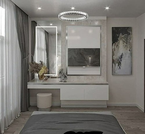 Спальня для двоих с подсветкой