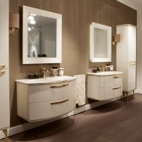 Мебель для ванной с подвесным шкафчиком