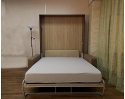 Шкаф-кровать подростковая с диваном  47