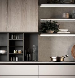 Кухня п-образная Квадро