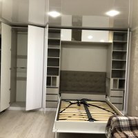 Шкаф-кровать  откидная светлая 25