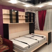 Шкаф-кровать трансформер горизонтальная 3