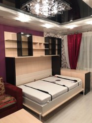 Шкаф-кровать трансформер горизонтальная 3